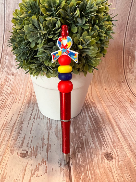 Autism Ribbon Pen