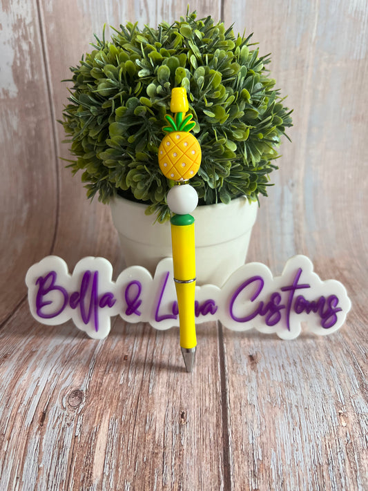 Pineapple Beaded Pen